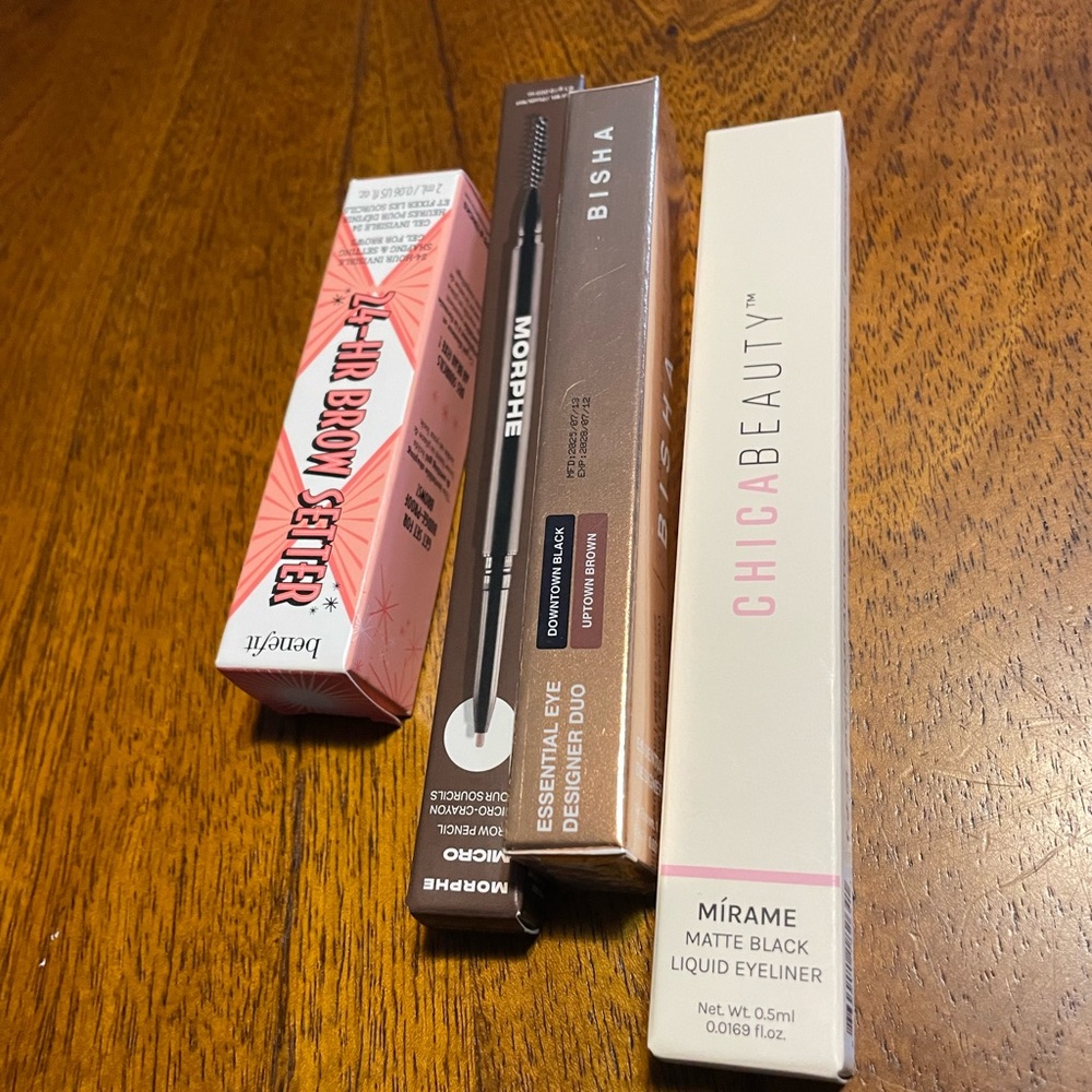 ISH Brow Designer Duo - Brown Black Eyeliner and Liquid Eyeliner